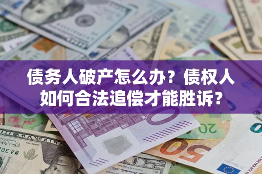 北京债务人破产怎么办？债权人如何合法追偿才能胜诉？