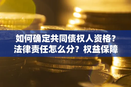 北京如何确定共同债权人资格？法律责任怎么分？权益保障技巧揭秘！